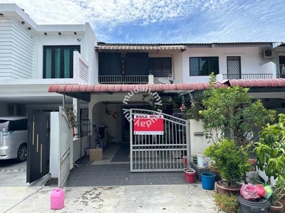 Facing Field Double Storey Terrace House in Ampang, Ipoh For Sales