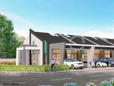 FREEHOLD 100% loan New Single Storey Terrace house Klebang Ipoh Perak