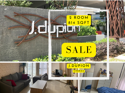 J.Dupion Residence 【2 ROOM】@Cheras,Jalan Loke Yew near Sunway Velocity,HUKM,Leisure Mall,Eko Cheras,walkway to MRT Station