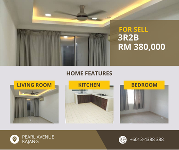 Pearl Avenue 3Room For SALES @ Kajang Easy Access SILK Highway,Completed Amenity and Facilities