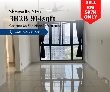 Shamelin Star Residences , 3Room 【For Sales RM 597k】 nearby Sunway Velocity,Aeon Taman Maluri,Ikea,MyTown,TRX,University/College