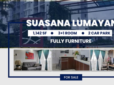 Suasana Lumayan 3+1ROOM 【For Sale】 @ Bandar Sri Permaisuri,Cheras near HUKM,Tmn Tasik,Sunway Velocity,EkoCheras,Taman Midah,MRT,Jln Loke Yew ‍♀