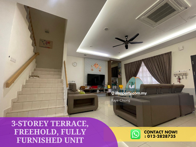 3-Storey Freehold Terrace In Cheras - Beautifully Renovated Unit!