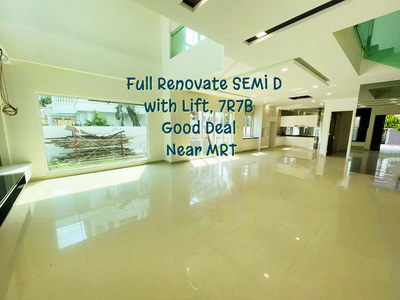 Bandar Baru Sri Petaling, Sri Petaling, 3.5 storey Semi D For Sale, Renovated wiht Lift