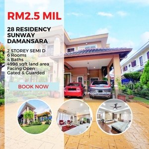 Facing Open Double Storey Semi D 28 Residency Sunway Damansara Pj