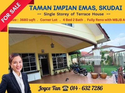 Taman Impian Emas ( Single Sty Corner) 3680 sqft, with Full Reno, Gng