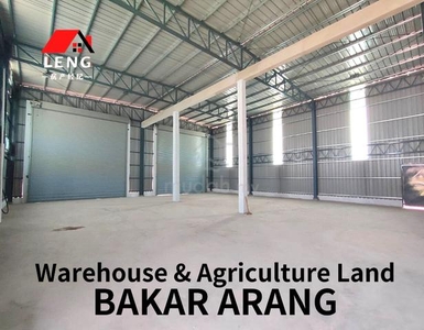 【BIG LAND SIZE】BUNGALOW TYPE WAREHOUSE Factory for Rent @ BAKAR ARANG