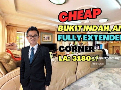 C H E A P Bukit Indah @ Ampang C O R N E R house fully extended sale