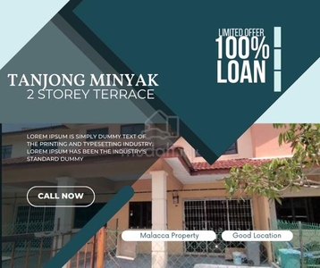 Lowest Price 2 Sty Teres House Sri Tanjong Minyak Tanjung Bukit Rambai