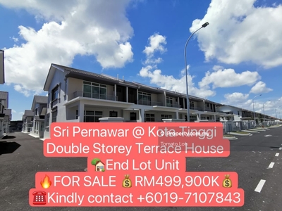 Taman Sri Penawar Brand New Double Storey Terrace House For Sale
