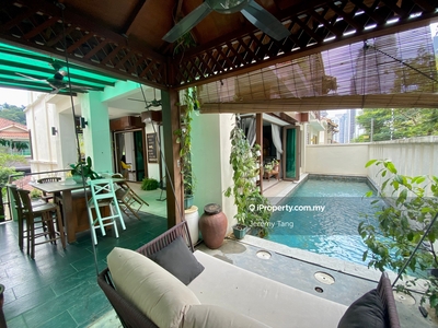 3 storey Semi-D with Home Pool and Spacious Outdoor Terrace