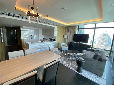 Fully furnished 2 bedrooms service apartment for rent in KLCC
