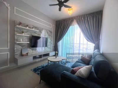 Lavile 3-Rooms Fully Furnished Nice ID Corner Unit For Rent, MRT/LRT