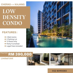 Brand New Cheras Kajang Condo 4 rooms for Sale