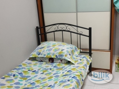 Comfy Furnished Room + Private Bath Room for Rent at Bandar Tun Hussein Onn, Cheras South