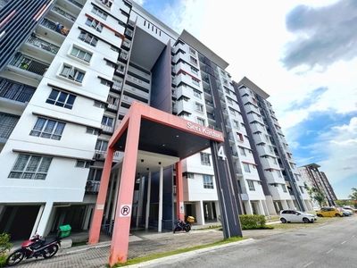 GROUND FLOOR Seri Kasturi Apartment Setia Alam near Setia CIty Mall for sale
