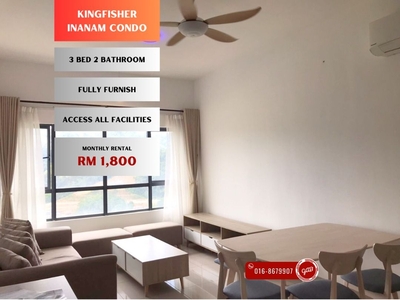 Kingfisher Inanam Condominium | Inanam | Fully Furnish with Aircond