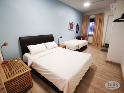 [QUEEN SIZE & SINGLE BED with Private Bathroom] New Co-Living Hotel Room at Bukit Bintang !!! 5 Mins Walk to MRT Bukit Bintang!!