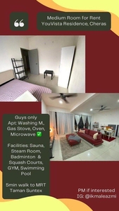 RM620 Medium Room for Rent / Bilik Sewa Area Batu 9
