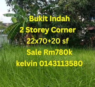 Taman Bukit Indah Double Storey Corner House For Sale @ Johor Bahru