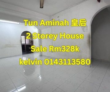 Taman Ungku Tun Aminah Double Storey Low Cost House For Sale @ Skudai Baru