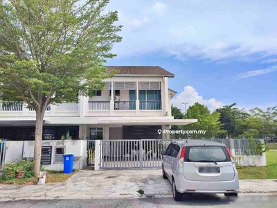 2 Storey Terrace House with Extra Land, End Lot in Rimbayu Perennia
