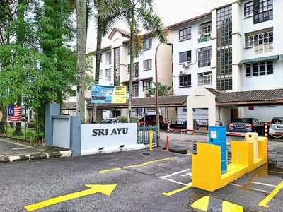 3 Rooms Condo Partially Furnished, Sri Ayu, Setiawangsa, Kuala Lumpur.