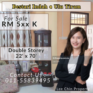 Bestari indah ulu tiram double storey for sale
