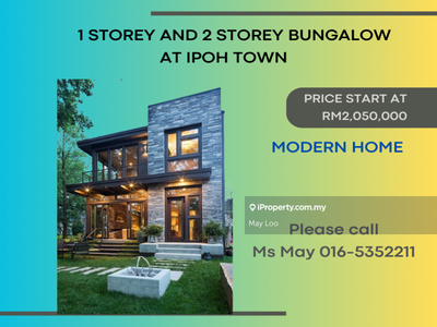 Guarded Luxury 1 & 2 Storey Bungalow At Ipoh Town Strategic Location