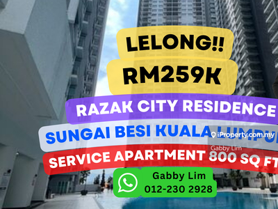 Lelong Super Cheap Razak City Residence @ Sungai Besi Kuala Lumpur