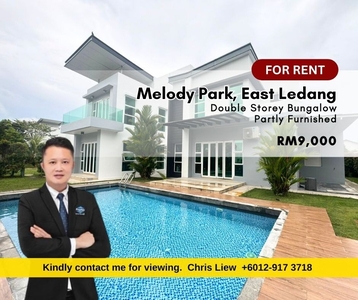 Melody Park @ East Ledang big bungalow with grand swimming pool, good living environment