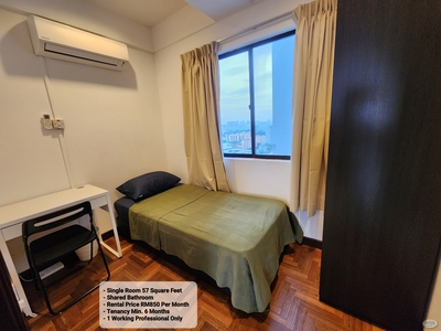 Single Room 28th Floor at Angkasa Impian 1, Bukit Ceylon