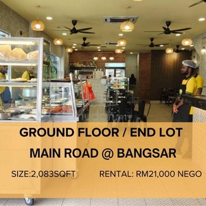 Ground Floor Endlot Shop Jln Maarof Bangsar Baru 2083sf