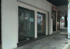 Shop lot with partition facing main road at Jalan Bangau, Kepong Baru