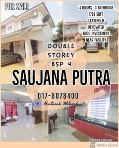 Bandar Saujana Putra BSP4 South Puchong Double Storey