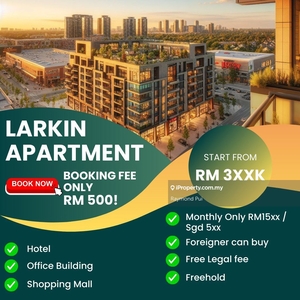 Cheap Price Apartment at JB Johor Town Johor