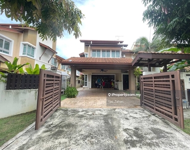 Renovated and Extended Endlot Double Storey Superlink @Denai Alam