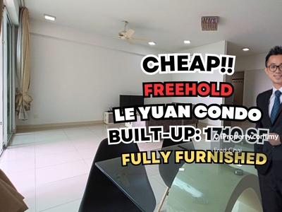 C H E A P Le Yuan Condo fully furnished for sale