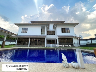 Double storey bungalow with private pool