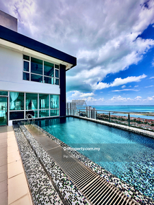 Duplex Penthouse with Private Pool in City Residence Condominium