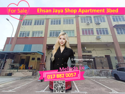 Ehsan Jaya Shop Apartment Full Renovated Medium Low Cost 3bed