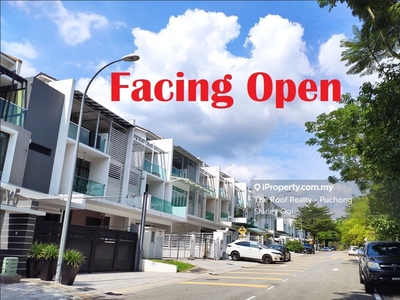 Facing open, gated guarded community
