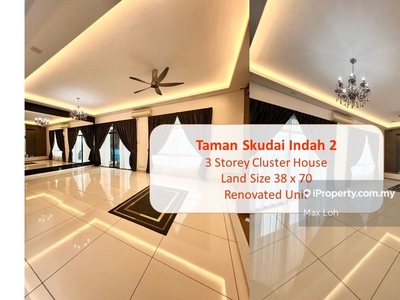 Taman Skudai Indah 2, 2 Storey Cluster House, Gated & Guarded