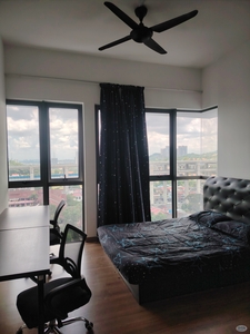 The annex service apartment master room, city view, near MRT Taman Connaught