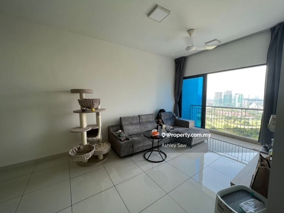 Well maintained high floor unit facing golf course