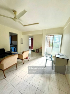 Low Floor Partial Furnished 3room Flat @ Sri Intan Seri Alam for Rent