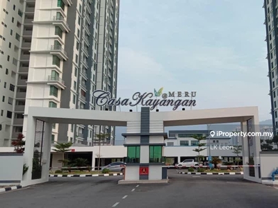 Meru Casa Kayangan Apartment Partially Furnished for Rent - Ipoh