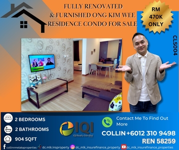 ONG KIM WEE RESIDENCE FULLY RENOVATED AND FURNISHED CONDOMINIUM FOR SALE