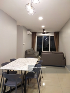 Sentul Point Fully Furnished,2 Balcony,4 Aircon,5 seater sofa,KL view