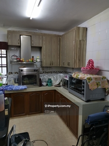 Double Storey Corner House with Large Dry Kitchen and Dinning Area